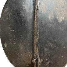 Load image into Gallery viewer, Antique Victorian Tole Fire Screen w Adjustable Cast iron Pole
