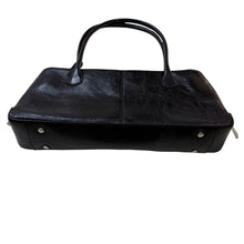 Load image into Gallery viewer, Hobo International Black Leather Satchel Shoulder Bag Purse Structured w/ Dust Bag

