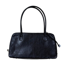 Load image into Gallery viewer, Hobo International Black Leather Satchel Shoulder Bag Purse Structured w/ Dust Bag
