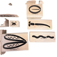 Load image into Gallery viewer, Vintage Stampin Up Wood Mounted Rubber Stamp Lot - 21 Pc Garden &amp; Floral
