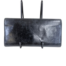 Load image into Gallery viewer, Vintage Black Leather Moto Wallet Tri-Fold Checkbook
