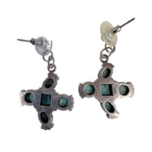 Load image into Gallery viewer, Vintage Southwestern Silver &amp; Turquoise Earrings Curated Set
