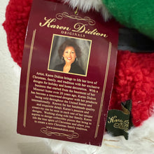 Load image into Gallery viewer, Santa Claus Figurine with Toys &amp; Garland Karen Didion
