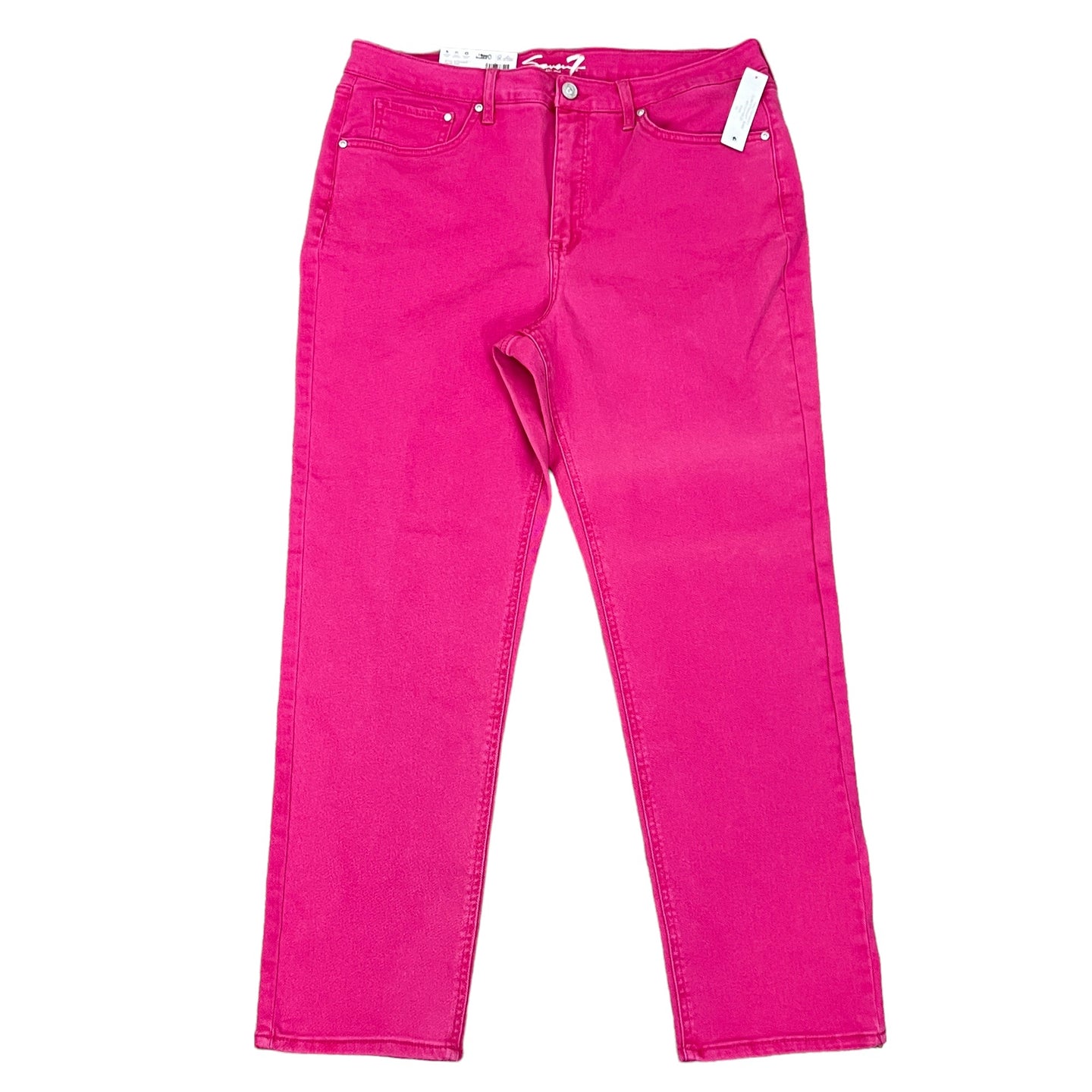 Seven 7 Women’s High Rise Slim Straight Jeans Size 14