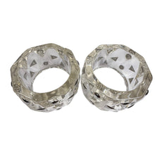 Load image into Gallery viewer, Clear Lucite Studded Chunky Bangle Bracelets
