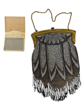 Load image into Gallery viewer, Antique Art Deco Beaded Evening Bag
