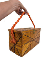 Load image into Gallery viewer, American Tramp Art Matchstick Box Purse
