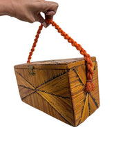 Load image into Gallery viewer, American Tramp Art Matchstick Box Purse
