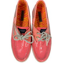 Load image into Gallery viewer, Sperry Sequin Boat Shoes Size 8.5
