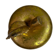 Load image into Gallery viewer, Vintage Golden Gilded Apple Trinket Box
