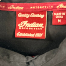 Load image into Gallery viewer, Indian Motorcycle Pit Shirt Blacki Size Medium
