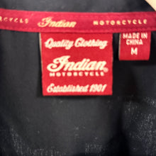 Load image into Gallery viewer, Indian Motorcycle Men's Short Sleeve Mechanic Pit Shirt Size Medium
