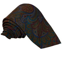 Load image into Gallery viewer, Vintage Ermenegildo Zegna Silk Tie – Bold Paisley, Made in Italy, 1990s Luxury Menswear
