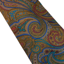 Load image into Gallery viewer, Vintage Ermenegildo Zegna Silk Tie – Bold Paisley, Made in Italy, 1990s Luxury Menswear
