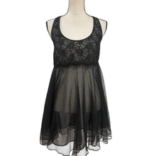 Load image into Gallery viewer, Y2K Josie by Natori Black Lace Nightie Size Large
