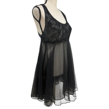 Load image into Gallery viewer, Y2K Josie by Natori Black Lace Nightie Size Large
