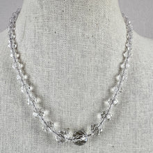 Load image into Gallery viewer, Vintage Crystal Quartz Graduated Bead Necklace 18&quot;
