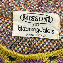 Load image into Gallery viewer, Rare Vintage 80s Missoni Paris Postcard Intarsia Knit Sweater Size Large
