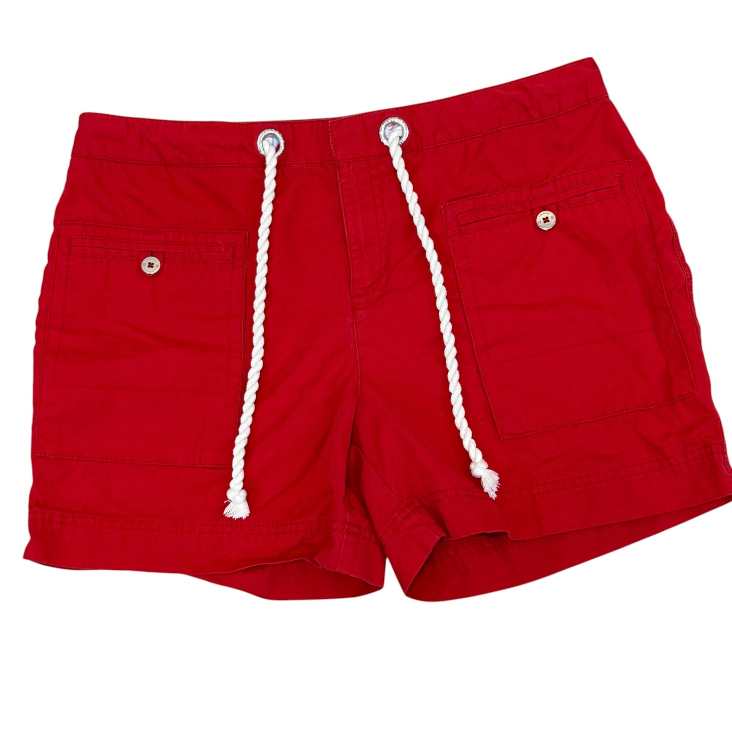 VTG Tommy Hill Red Cotton Shorts Size 10