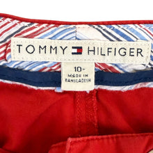 Load image into Gallery viewer, VTG Tommy Hill Red Cotton Shorts Size 10
