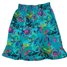 Load image into Gallery viewer, Vintage 80s Print Pull on Skirt Size Medium
