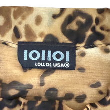 Load image into Gallery viewer, VTG Animal Print Halter Top Size Medium
