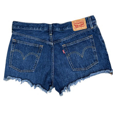 Load image into Gallery viewer, Levis 100% Cotton 501 Denim Cutoff Shorts Size 32
