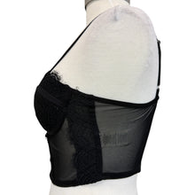 Load image into Gallery viewer, Madden NYC Black Lace Bustiers Top Size Small
