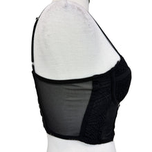 Load image into Gallery viewer, Madden NYC Black Lace Bustiers Top Size Small
