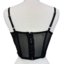 Load image into Gallery viewer, Madden NYC Black Lace Bustiers Top Size Small

