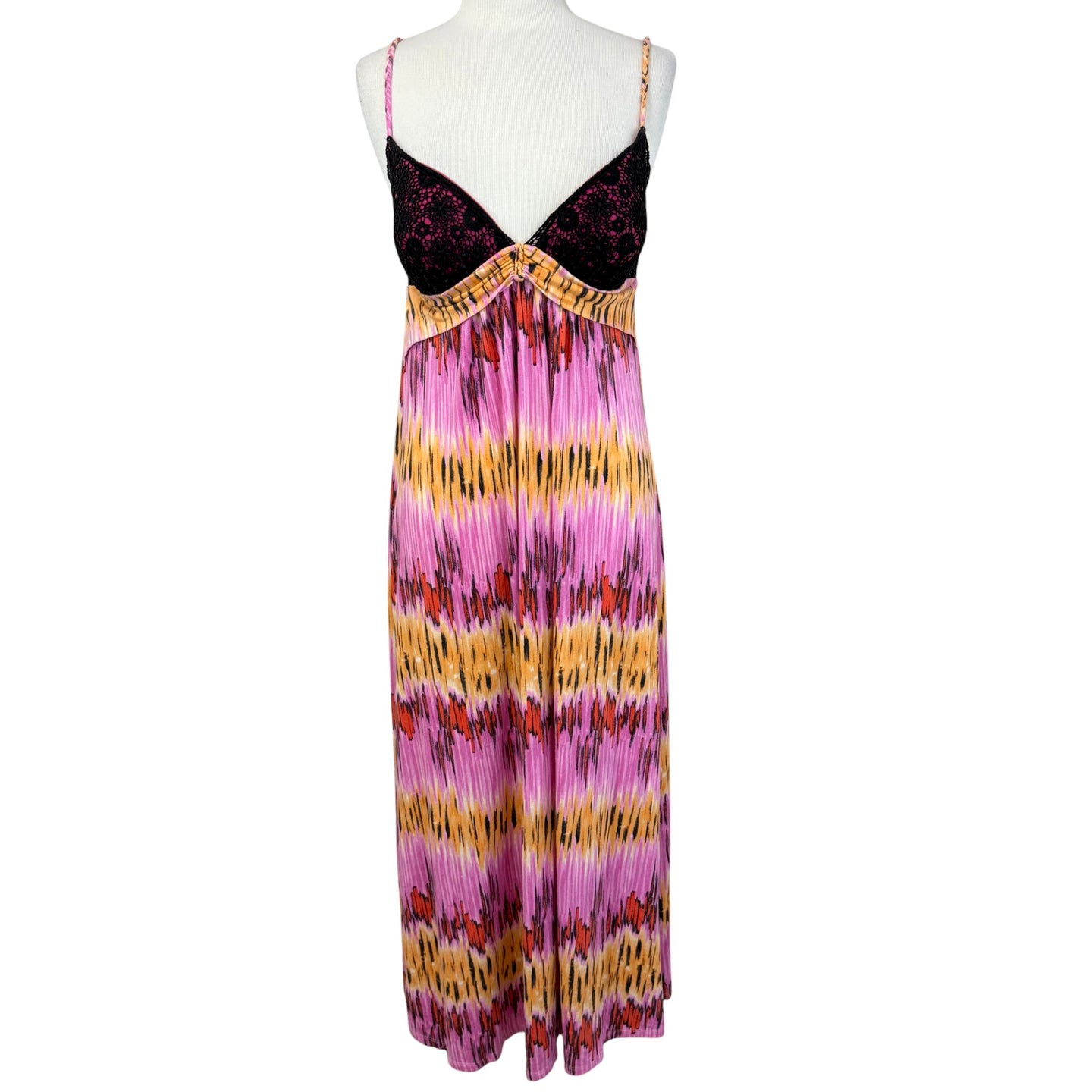 Y2K Bisou Bisou Intimates Long Slip Dress Size Large