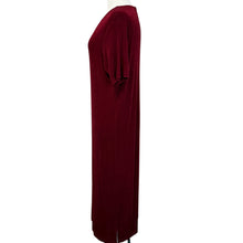 Load image into Gallery viewer, 90s Matte Jersey Long Short Sleeve Dress 2X
