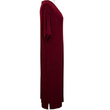 Load image into Gallery viewer, 90s Matte Jersey Long Short Sleeve Dress 2X
