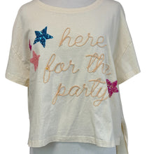 Load image into Gallery viewer, Here for the Party Boxy Oversized Cotton Shirt Size Small
