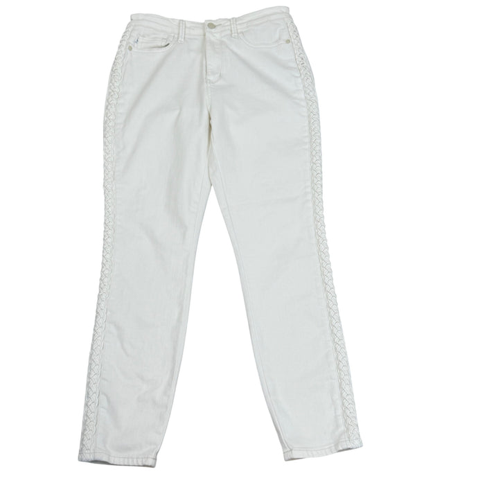 Judy Blue White Relaxed Fit High Rise Jeans Size 11/30