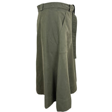 Load image into Gallery viewer, Tommy Hil Olive A-line Midi Skirt Size 2

