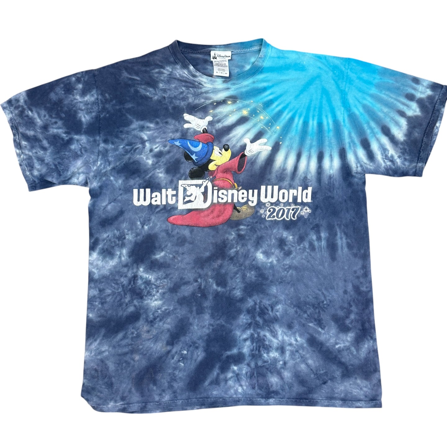VTG Walt Disney World Mickey Mouse Tie Dye Shirt Size XL