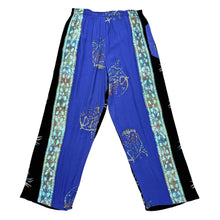 Load image into Gallery viewer, Vintage 90s Floral Rayon Crinkle Pants One Size
