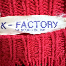 Load image into Gallery viewer, Vintage Nobuo Ikeda Knit Pullover Sweater One Size
