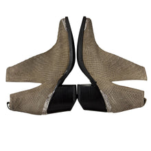 Load image into Gallery viewer, Jeffrey Campbell Western Metal Toe Ankle Boots Size 6.5
