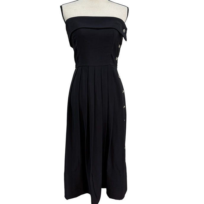 Morton Myles for The Warrens Black Strapless Cocktail Dress Size XS-Small