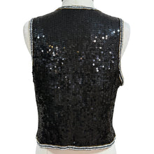 Load image into Gallery viewer, Vintage 90s Beaded Holiday Sequin Vest
