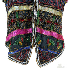 Load image into Gallery viewer, Vintage 90s Beaded Holiday Sequin Vest
