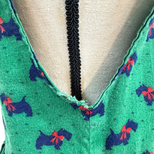 Load image into Gallery viewer, Vintage 90s Scottie Dog Sleeveless Dress Size Medium
