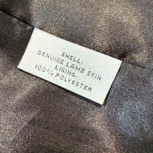 Load image into Gallery viewer, Genuine Lambskin Leather Trench Coat Belted Black Jacket L
