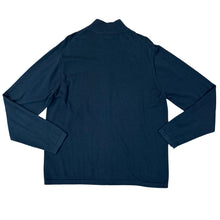 Load image into Gallery viewer, Full Zip Argyle Sweater Black Gray Cotton Knit 2XL Tall
