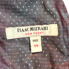 Load image into Gallery viewer, VTG Isaac Mizrahi Burgundy Velvet Blazer Size XS
