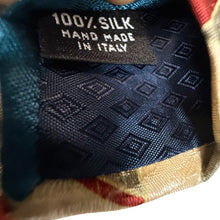 Load image into Gallery viewer, Vintage Luciano Galli Silk Tie 90s Made in Italy Abstract Geometric
