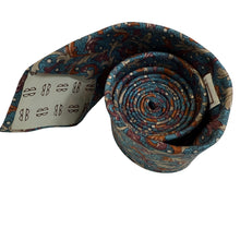 Load image into Gallery viewer, 80s 90s Bill Blass Paisley Silk Tie
