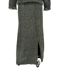 Load image into Gallery viewer, Vintage 90s Two-Piece Knit Long Skirt Set Size Medium
